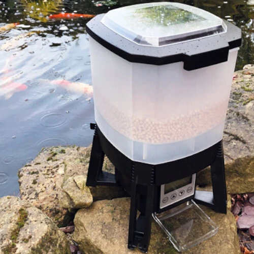 Automatic Pond Feeder PondXpert Foodflinger Solar Powered Fish