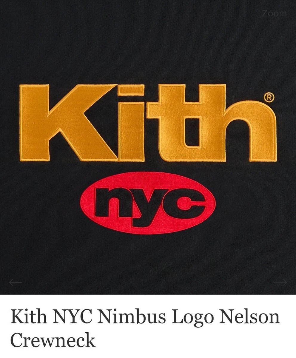 Kith NYC Nimbus Logo Nelson Crewneck LARGE (*New) | eBay