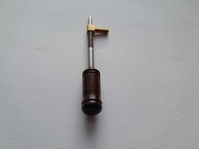 VIOLIN BOW SCREW, SNAKEWOOD LETTERWOOD, BAROQUE STYLE, UK SELLER