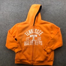Tennessee Volunteers Hoodie Boys 12 / 14 Orange Sweatshirt Pullover Spell Out*