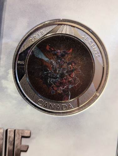 RCM 2018 Canadian 25 Cent Justice League Lenticular Coin Sealed!! CPC! - Picture 4 of 5
