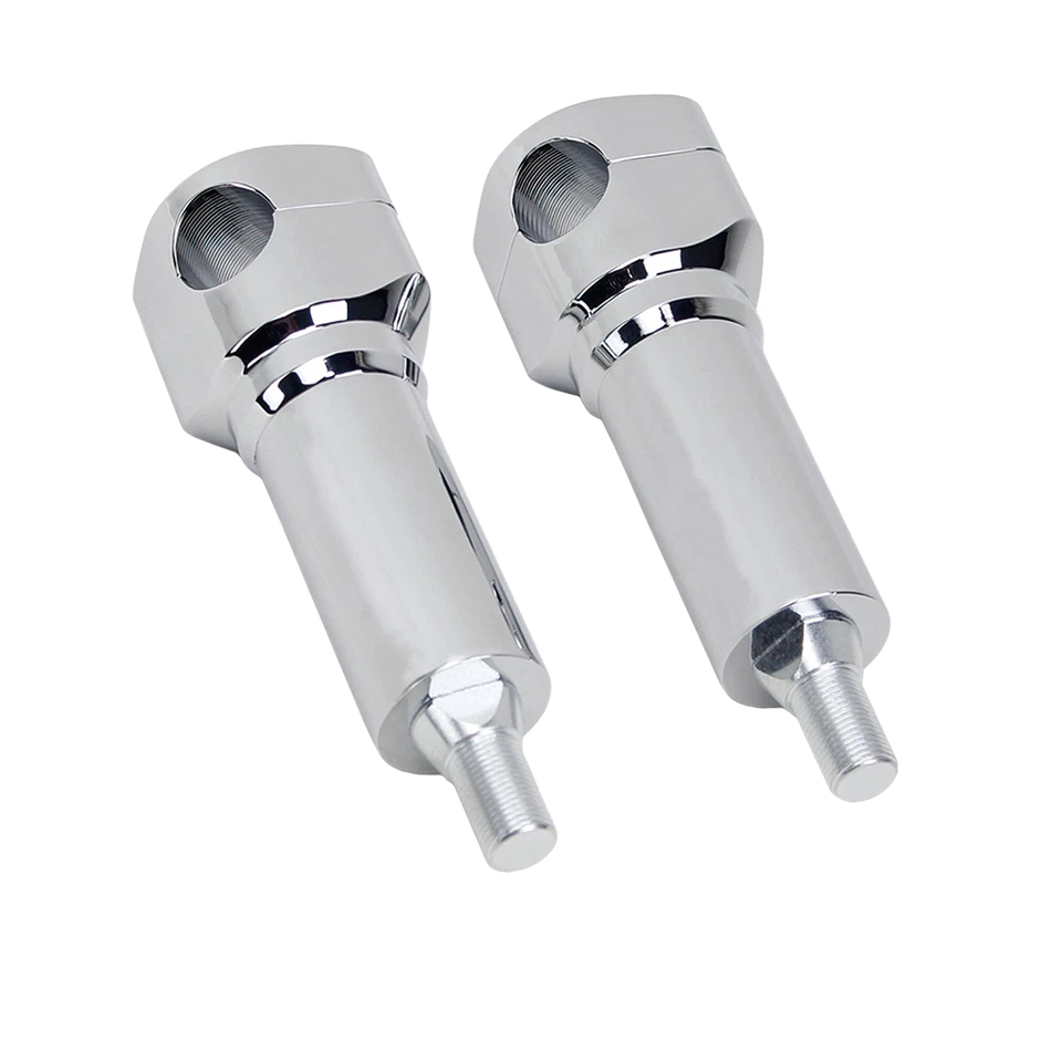 Kit Elevadores de Manillar 5.0 "Alto Cromo 1.0" para Harley 97-Later Springer Softail Foto 2 de 4