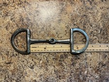 D-Ring Snaffle Stainless Horse Bit 5   NOS