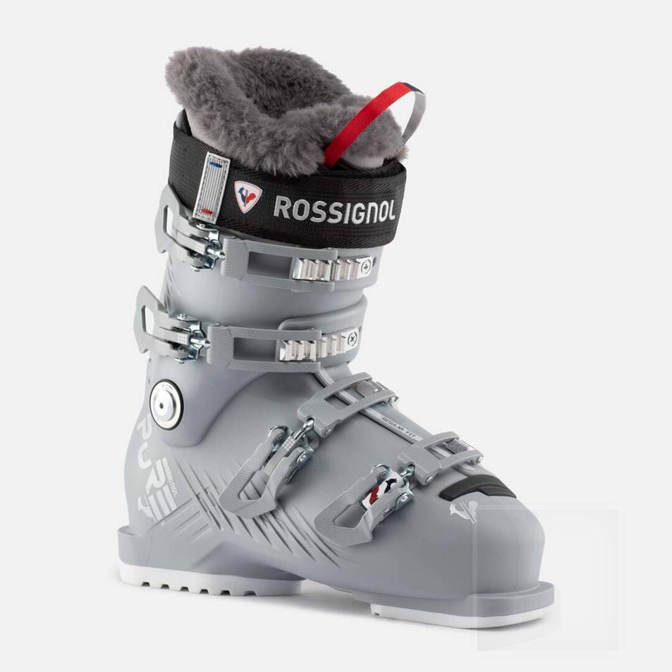 Rossignol Botas De Esquí Para Mujer PURE 80 - (Gris Hielo Metálico)