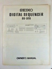 RARE Seiko DS-320 Vintage digital Sequencer Owners Manual - digital copy