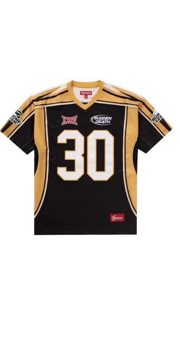 Size M Supreme Sudden Death Football Jersey🟨⬛️🟨 | eBay Size M Supreme Sudden Death Football Jersey🟨⬛️🟨 | eBay