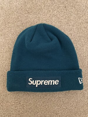 FW15 Supreme New Era Box Logo Beanie 