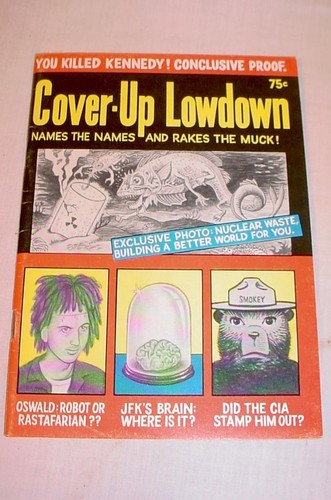 1977 COMIC BOOK MAGAZINE COVER-UP LOWDOWN CONSPIRACY THEORIES AND MORE NO 1 - Picture 2 of 4