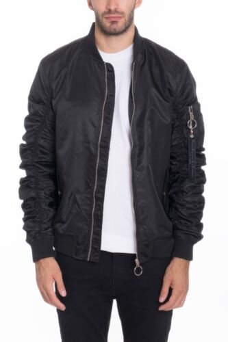 Men's Casual Lined Bomber Jacket - Lightweight, Durable, Stylish Design - Picture 3 of 12