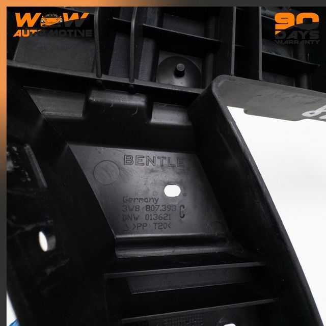 04-11 BENTLEY CONTINENTAL GT GTC REAR LEFT BUMPER HOLDER SUPPORT BRACKET OEM