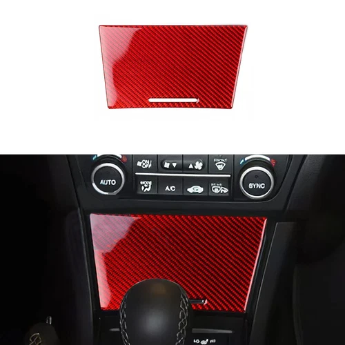 RED Real Carbon Fiber Full Interior Set Trim Sticker For Acura ILX 2013-2022 - Picture 6 of 7