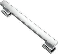 10 Pack Polished Chrome Cabinet Pulls, 5 Inch Hole Centers AL3061CP