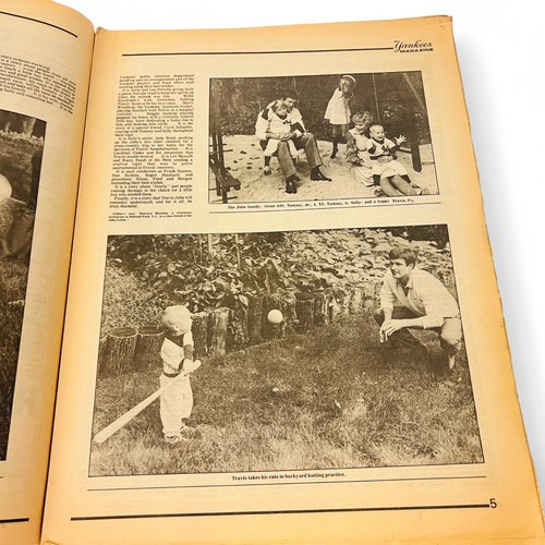 1981 Yankees Magazine - Dave Righetti Rookie Feature + Budweiser - Picture 2 of 4