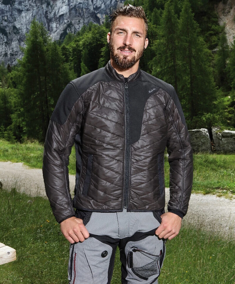 Herren Motorrad Thermo Jacke - Modeka Midlayer - super warm mit 2 Außentaschen - Bild 2 von 4