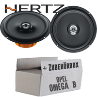 Hertz Lautsprecher FüR Opel Omega B 16Cm Boxen Koax TüRen Vorne Auto Einbauset