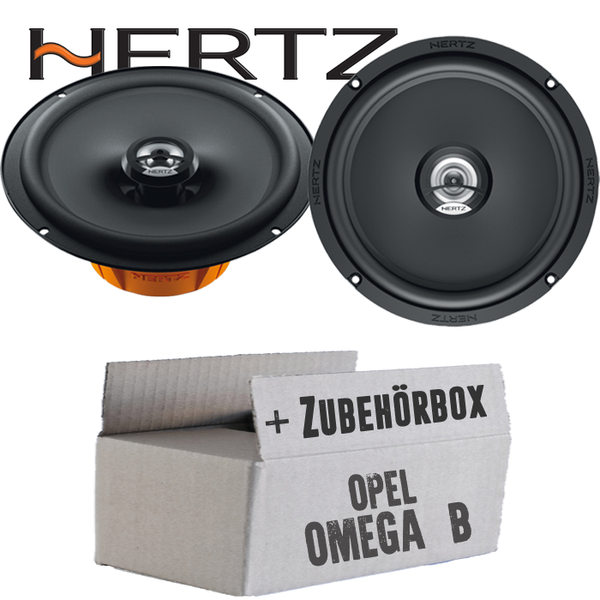 Hertz Lautsprecher FüR Opel Omega B 16Cm Boxen Koax TüRen Vorne Auto Einbauset-image