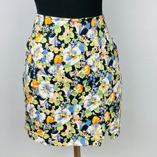 Wild Fable Skirt Womens Trendy Colorful Pretty Mixed Floral Colors 00
