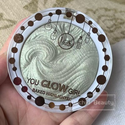 J.CAT BEAUTY You Glow Girl Baked Highlighter~Mermaid Skin~Full Size 8.5 g~New