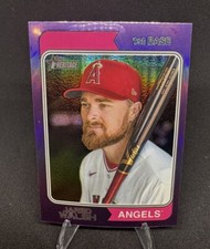 2023 Heritage Base Chrome Hot Box Purple Refractor #368 Jared Walsh Angels