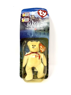 McDonalds T Y Beanie Baby 1999 Package with 1993 baby inside Maple The BearERROR