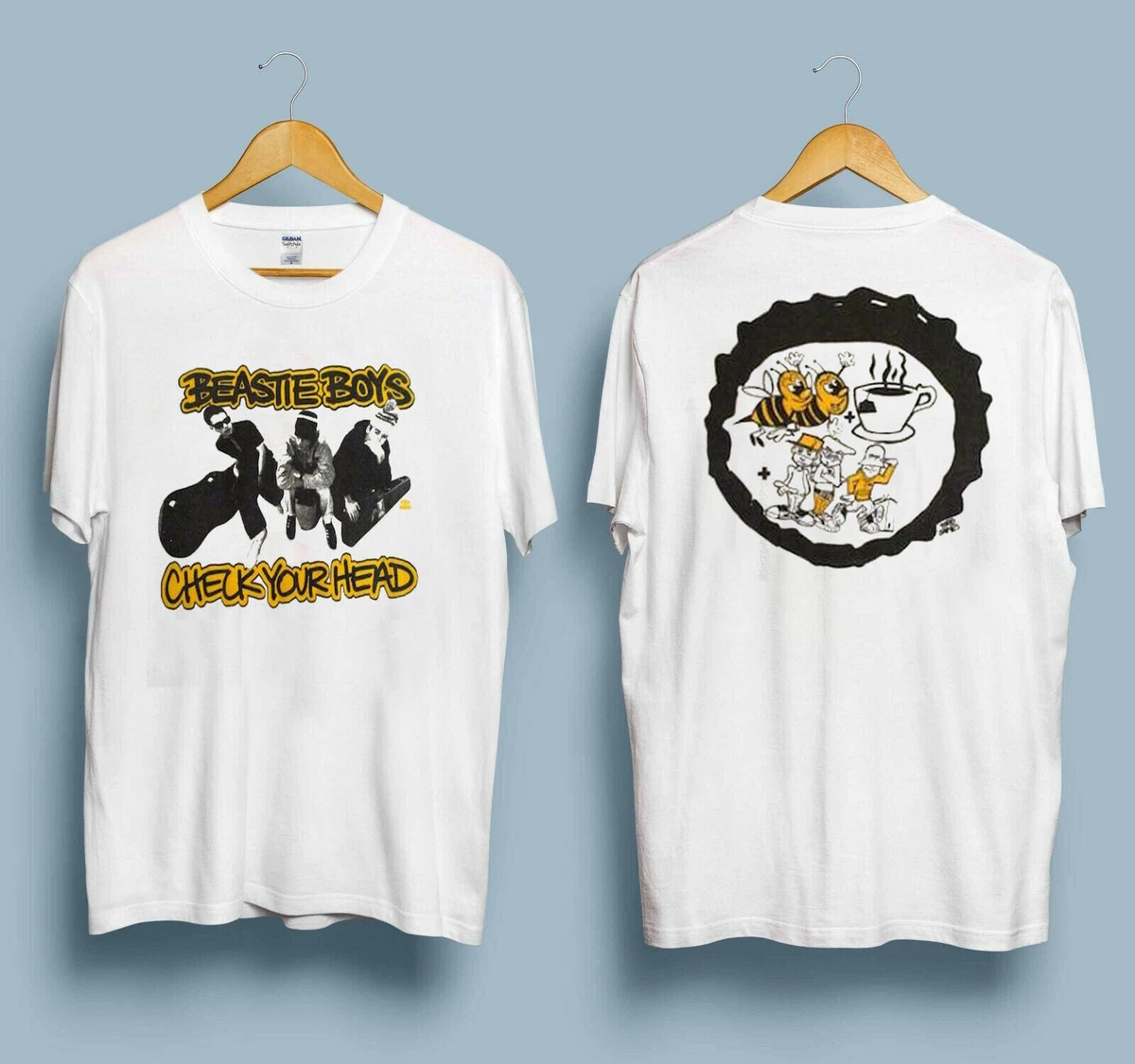 Beastie Boys Shirt Check Your Head Music Band 90s 2 Sides Vintage Men Gift Tee