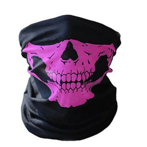 Máscara facial de neón bufanda unisex talla única tela gótica Halloween UK PPE - Imagen 10 de 13