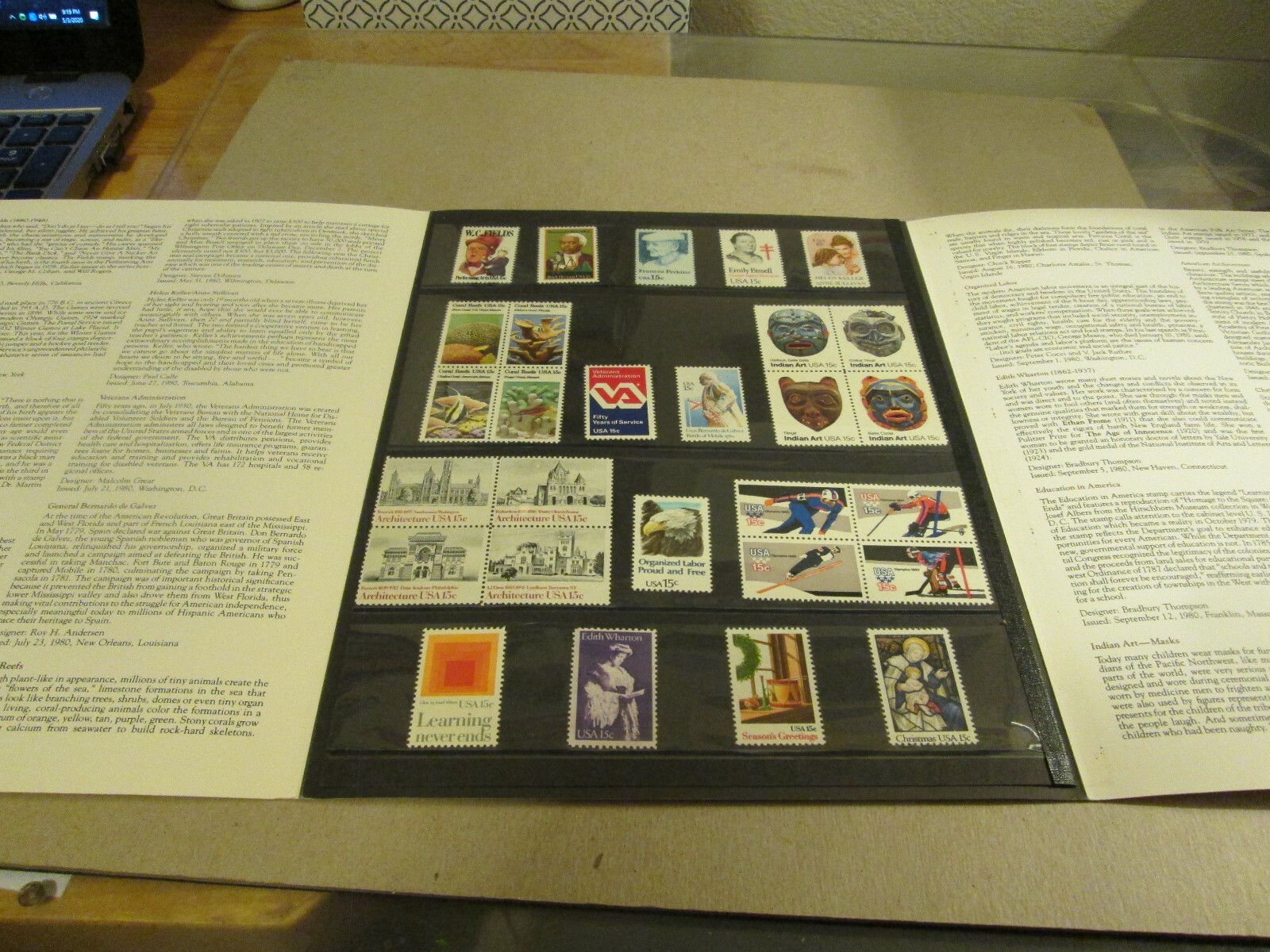 USPS Mint Set 1980 Commemorative and Special Stamps | eBay