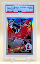 2020 Topps Chrome Ben Baller 1985 Shohei Ohtani Graded PSA 9 Mint