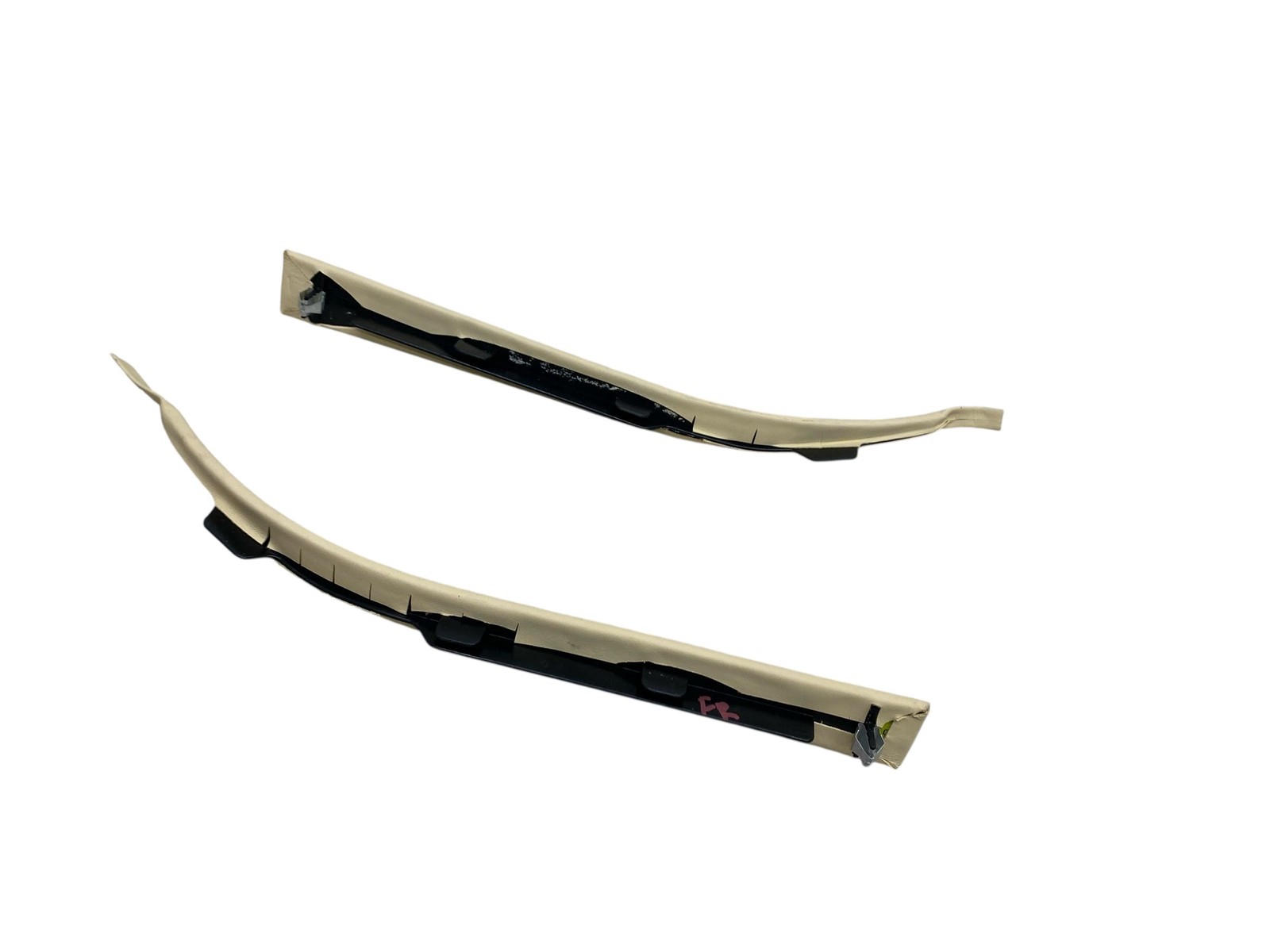 2010-2020 BENTLEY MULSANNE FRONT LEFT RIGHT TRIM COVER PANEL SET BEIGE LEATHER