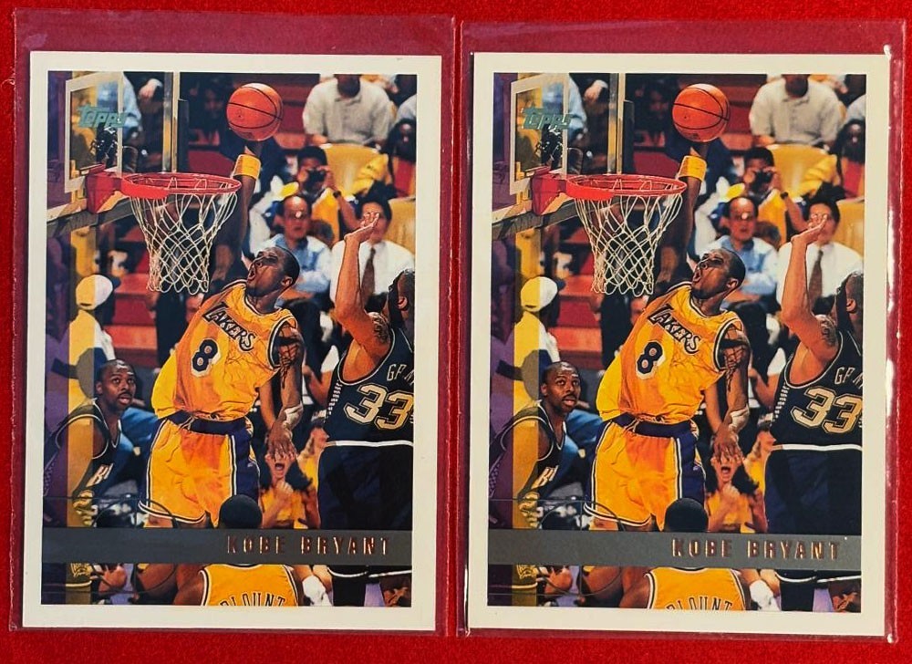 NBA 1997-98 Topps Kobe Bryant #171 Los Angeles Lakers (HOF) NM (2 NM cards)