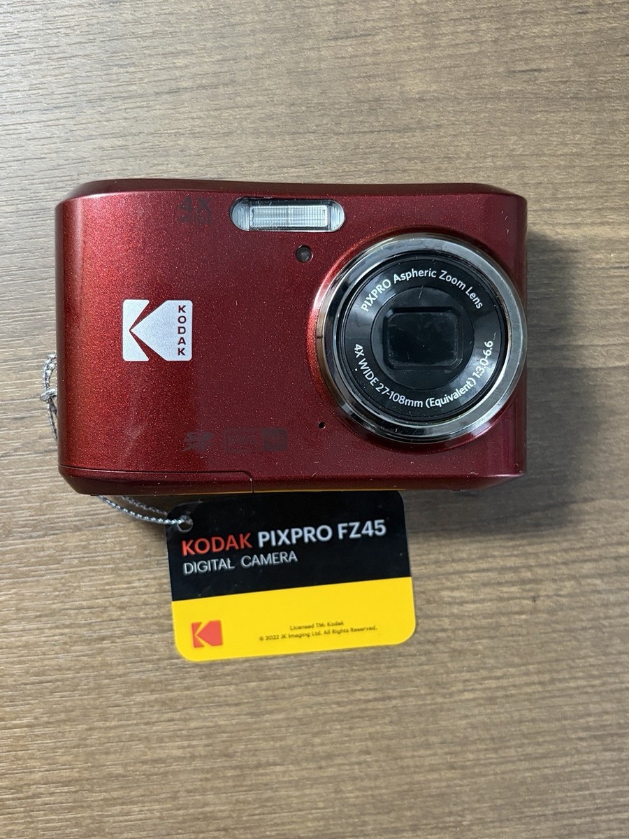 Kodak Pixpro FZ45 Red Compact Digital Camera 16.0 MP 4x Zoom | eBay