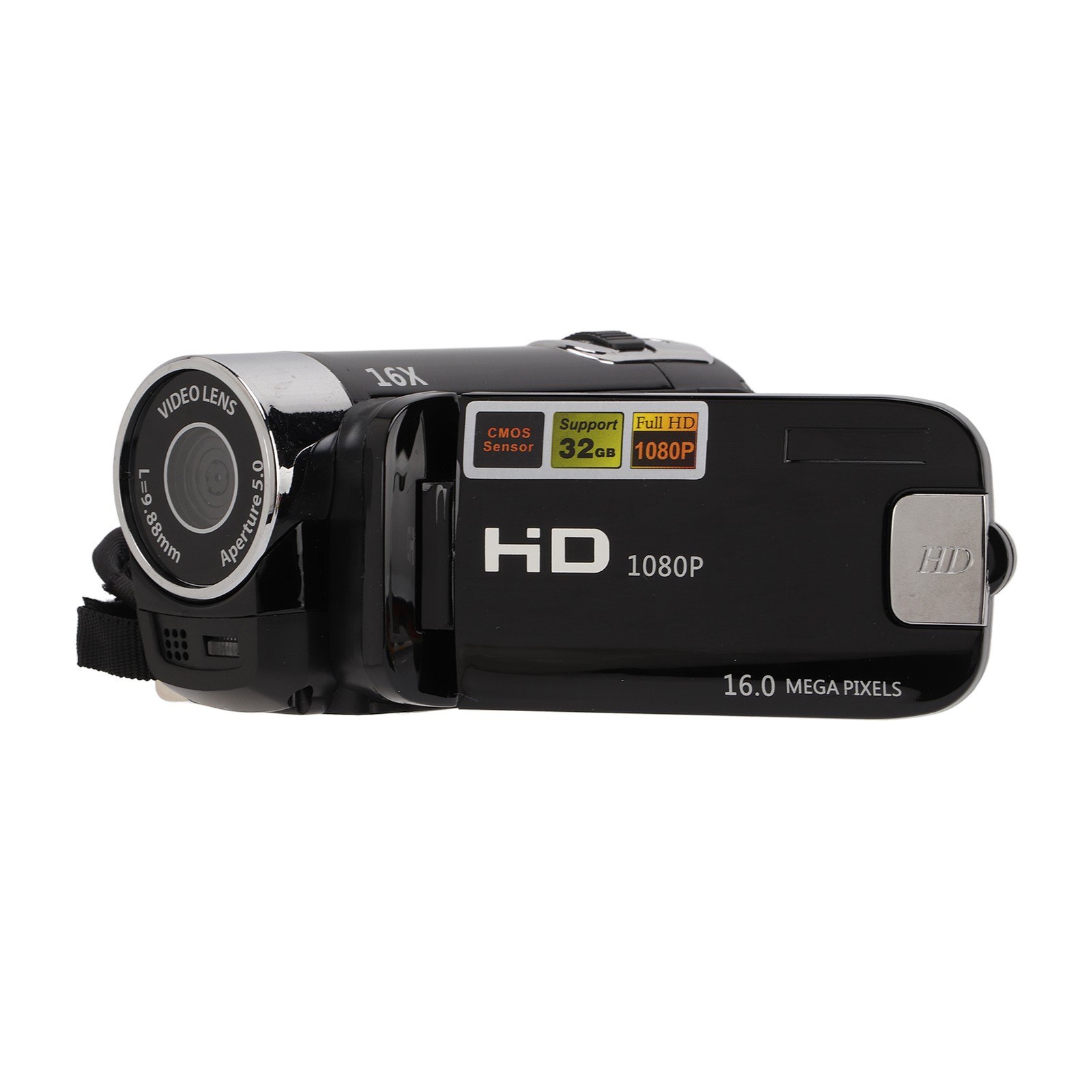 Video Camera Camcorder Full Hd 1080P 16Mp Camera Recorder 270° Rotation 2.7