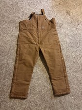 Carhartt Bibs Brown 4XL Tall BRAND NEW WITH TAGS