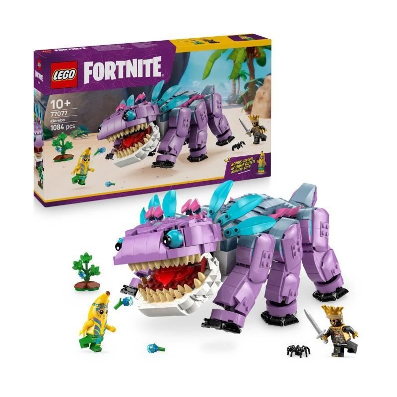 LEGO Fortnite 77077 Klombo, décorez la chambre de votre enfant avec ce jeu de construction