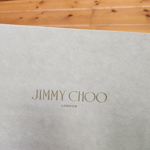 Jimmy Choo Annie 65 Platinum Ice Dust Silver Glitter D'Orsay Stiletto Heel 36/6B - Picture 12 of 14
