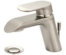 Pioneer Faucets L-6030 i1 1.2 GPM 1 Hole Bathroom Faucet - Nickel
