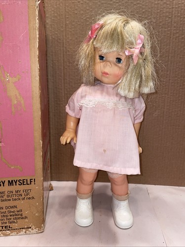 Vintage Baby First Step Puppe 1964 Mattel Laufspielzeug / Box - Bild 4 von 9