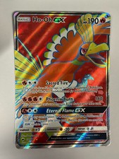 "Ho-Oh GX 131/147 Full Art Holo Ultra Rare SM Burning Shadows English 2017 NM " on eBay