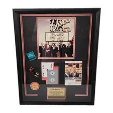 Rat Pack Sands Casino Las Vegas Framed Photo Collage Shadowbox Oceans 11 21x17