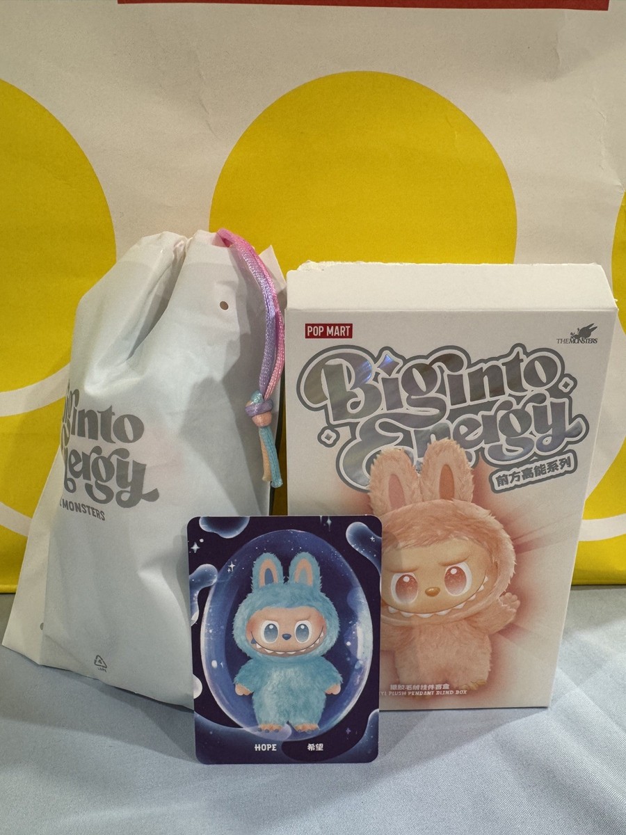 POP MART x The Monsters Labubu Big Into Energy Vinyl Plush Pendant