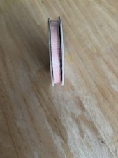 Stampin' Up Petal Pink Metallic Edge ribbon 1/4in 10 yards