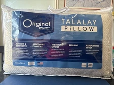 Original Mattress Factory Talalay High Profile Queen Sz Pillow New In Packaging