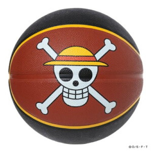 Spalding Basketball Size 7 ONE PIECE Pirate Flag Design Rubber 85-344J Japan
