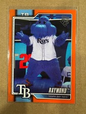 2026 Topps Series 1 Celebration Raymond Mascot Orange /25 SSP Tampa Bay Rays