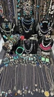 Huge Estate Jewelry Lot -Silver tone- Craft/Wear-All Costume-9+lbs*