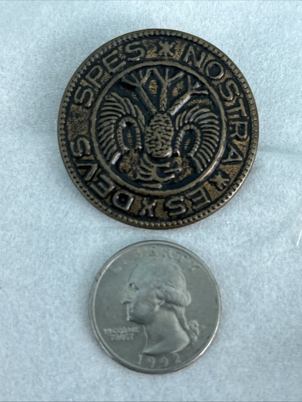 Hessian Style Button From American Revolutionary War ? God Is Our Hope  Repro?
