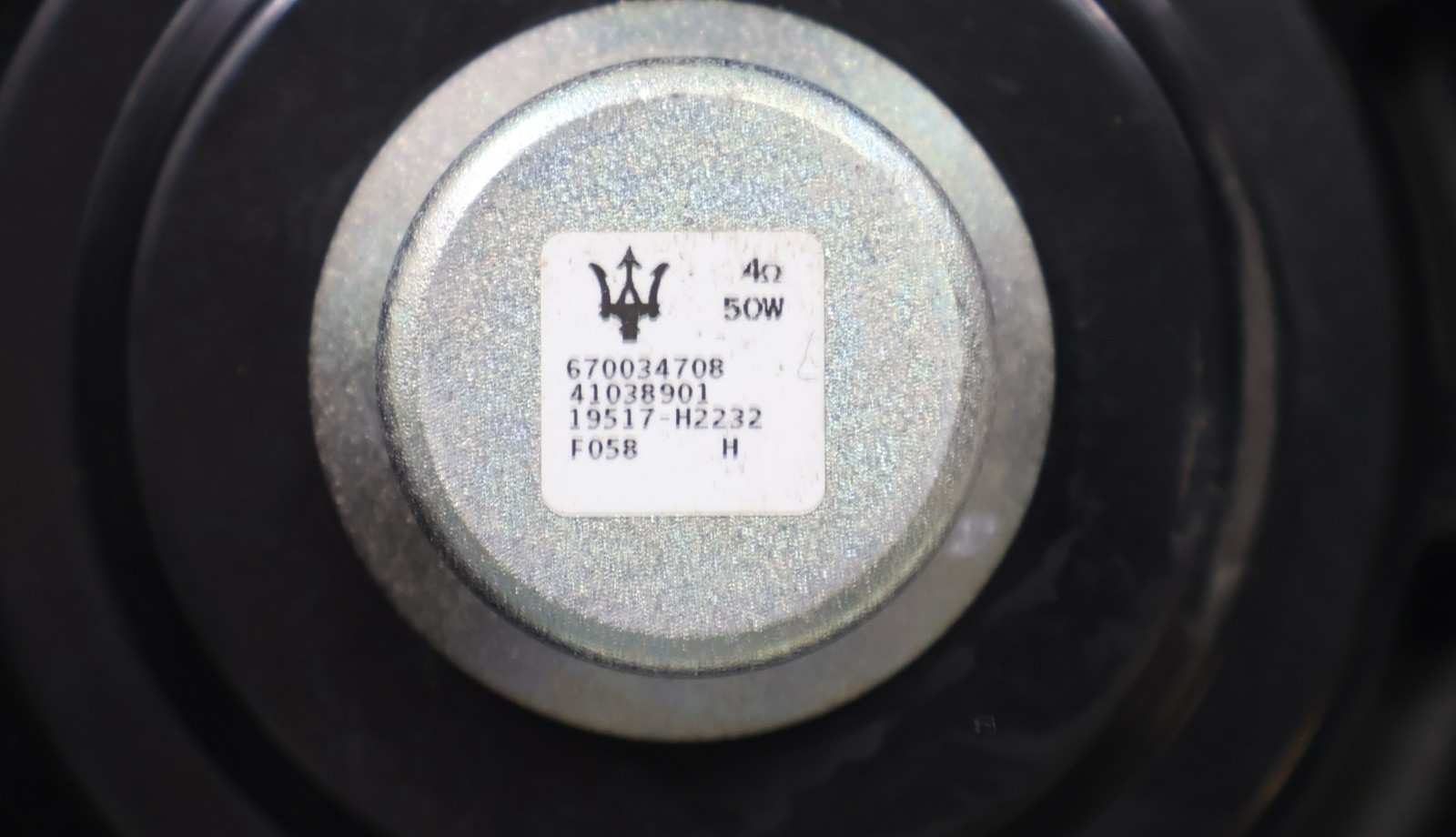 2014 - 2024 MASERATI GHIBLI FRONT LEFT DRIVER SIDE DOOR AUDIO SOUND SPEAKER OEM