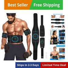 ABS Stimulator Muscle Toner, AB Machine for Abdomen/Arm/Leg, Muscle Stimulato...
