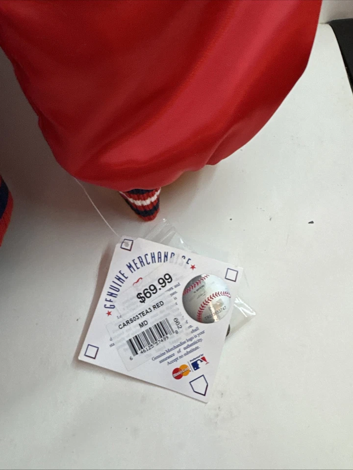 Vintage St. Louis Cardinals Swingster satin bomber quilted liner Size Medium - Image 4 of 4