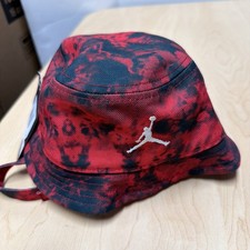 Jordan Toddler Bucket Hat Red Black Tie Dye Jumpman Logo